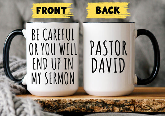Personalized Pastor Mug, Gift For Priest, Catholic Coffee Mug, Gift For Deacon, Funny Catholic Gift, priest birthday gift, gift for deacon