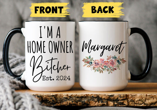 Personalized Home Owner gift, New Homeowner mug, Funny Gift For Homeowner, House Warming Gift, New Adventure Memories, Custom New Home Gift