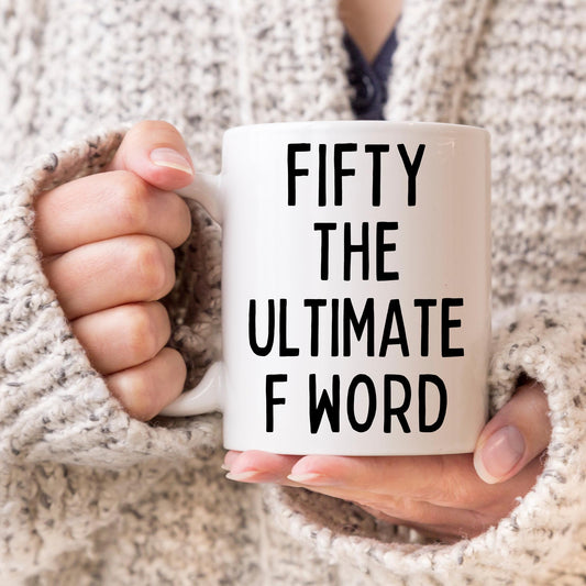 50th Birthday Gift, Funny Fifty Birthday Mug, 50 Years old gift, 1974 Born Gift, Fifty & Fabulous Mug, 50th Birthday Mug, 50th Birthday Idea