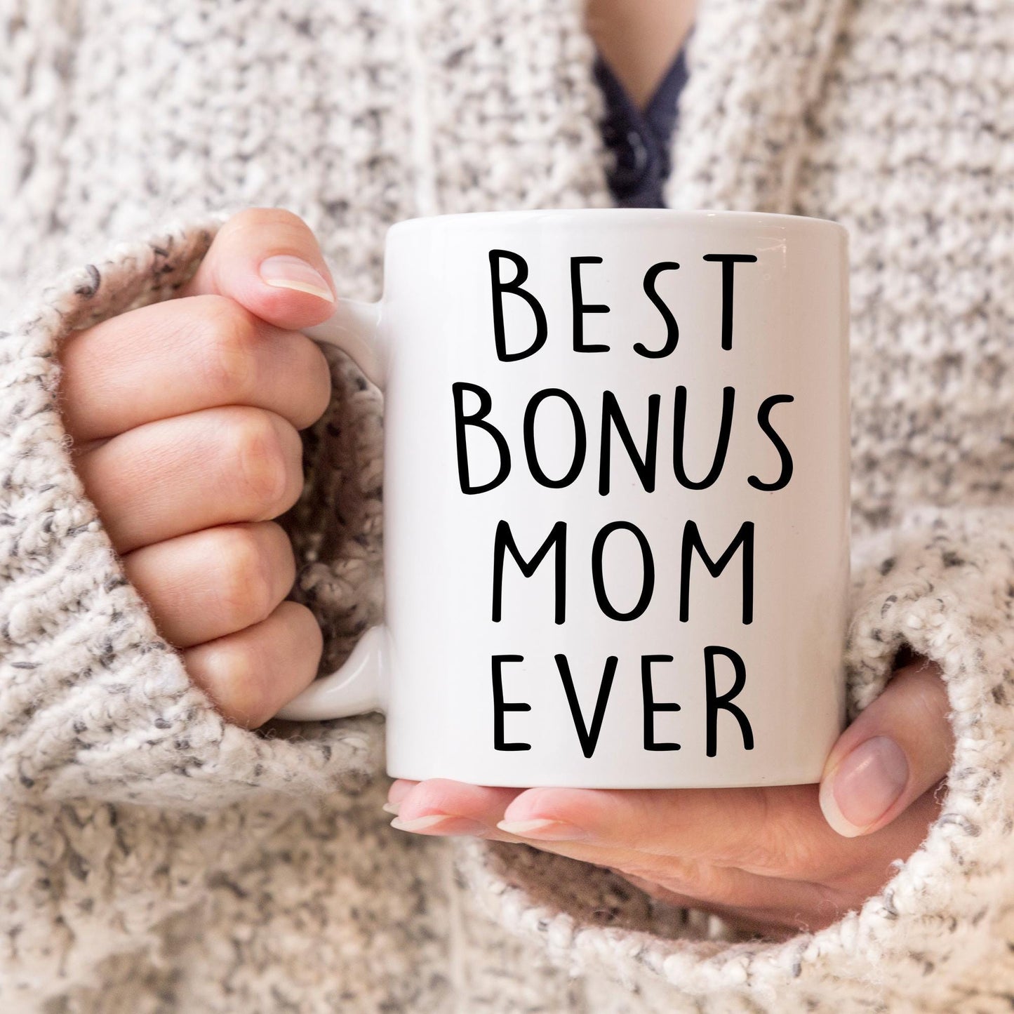 Best Bonus Mom Mug, Personalized Stepmom Gift, Step Mom Birthday Christmas Gift, Stepmom Mother's Day Gift, Gift from Stepdaughter Stepson