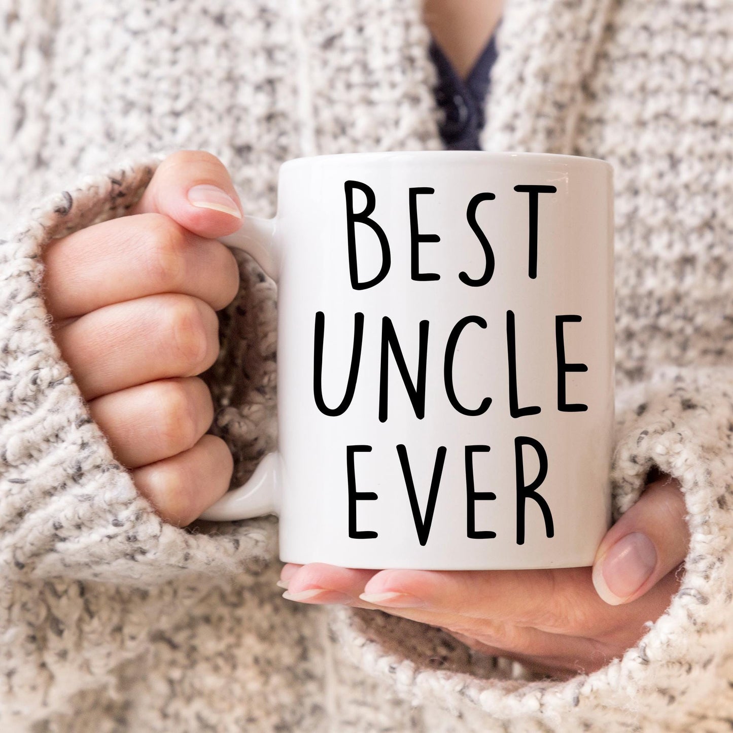 Best Uncle Mug, Personalized Uncle Mug, Uncle Birthday Christmas, Gift from Niece Nephew, Promoted to Uncle Gift, Uncle Father's Day Present