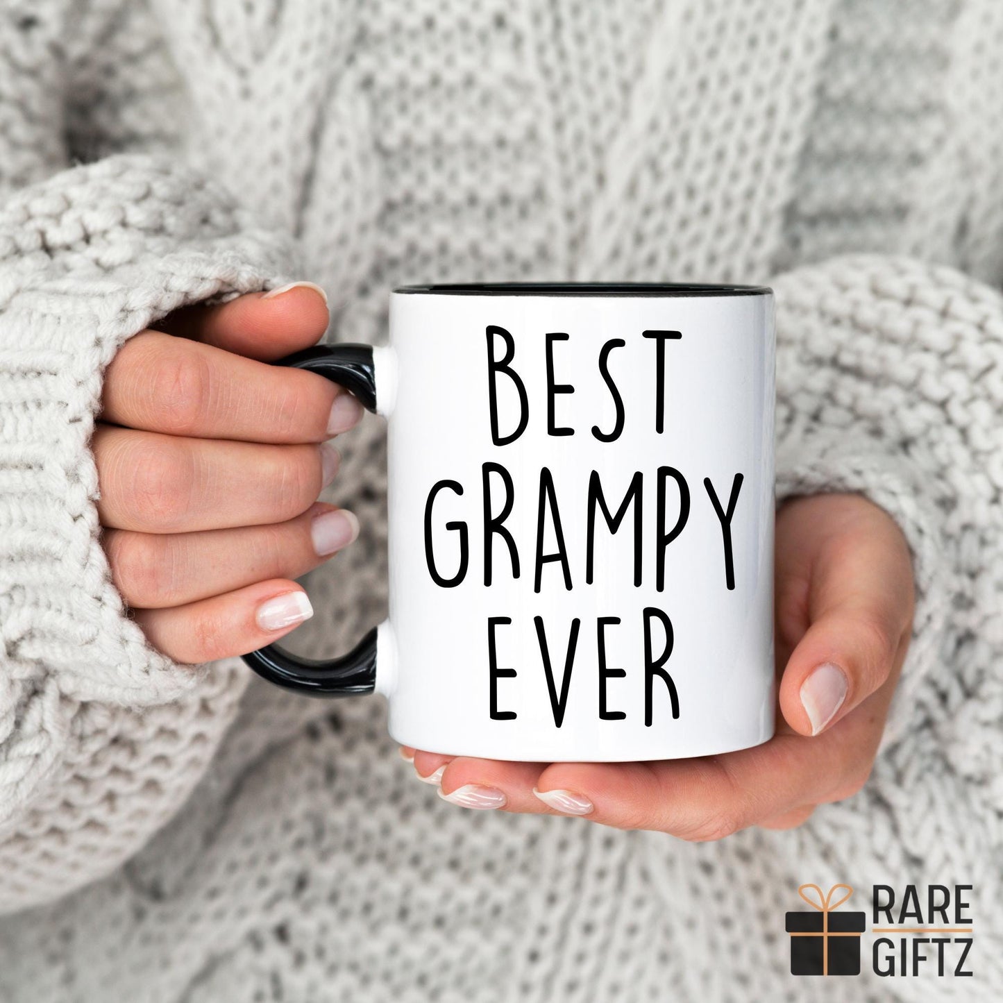 Best Grampy Mug, Custom Grampy Gift, Grampy From Granddaughter, Grampy Grandkids Names Gift, Grandfather Father's Day Gift, New Grandpa Gift