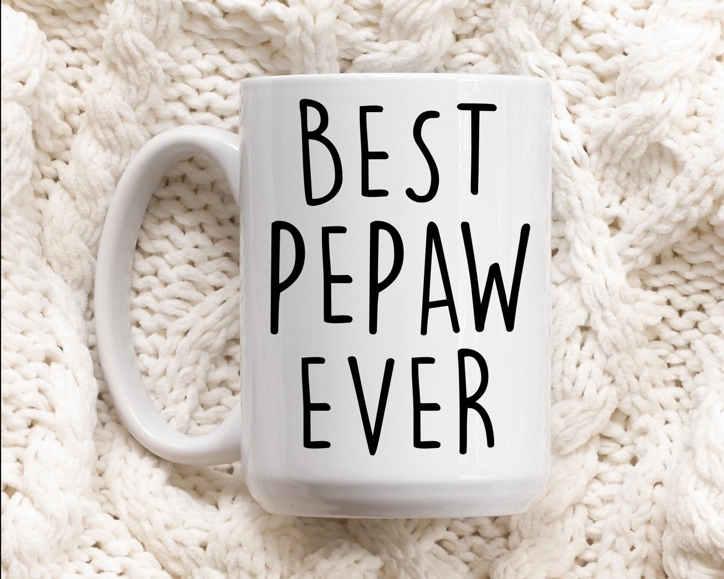Pepaw Mug, Personalized Pepaw Gift, Pepaw Father's day Mug, Gift For Pepaw from Grandkids, Custom Pepaw Grandkids Names Mug, Best Pepaw Mug