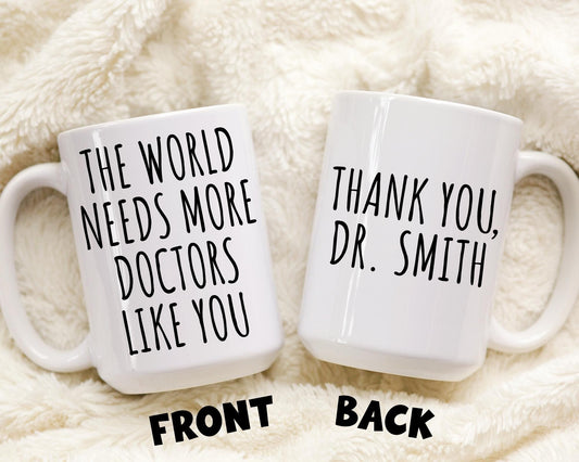 Doctor Thank you Gift, Personalized Doctor Coffee Mug, Custom Doctor Coffee Mug, Doctor Appreciation Present, Doctor Retirement Retired Gift