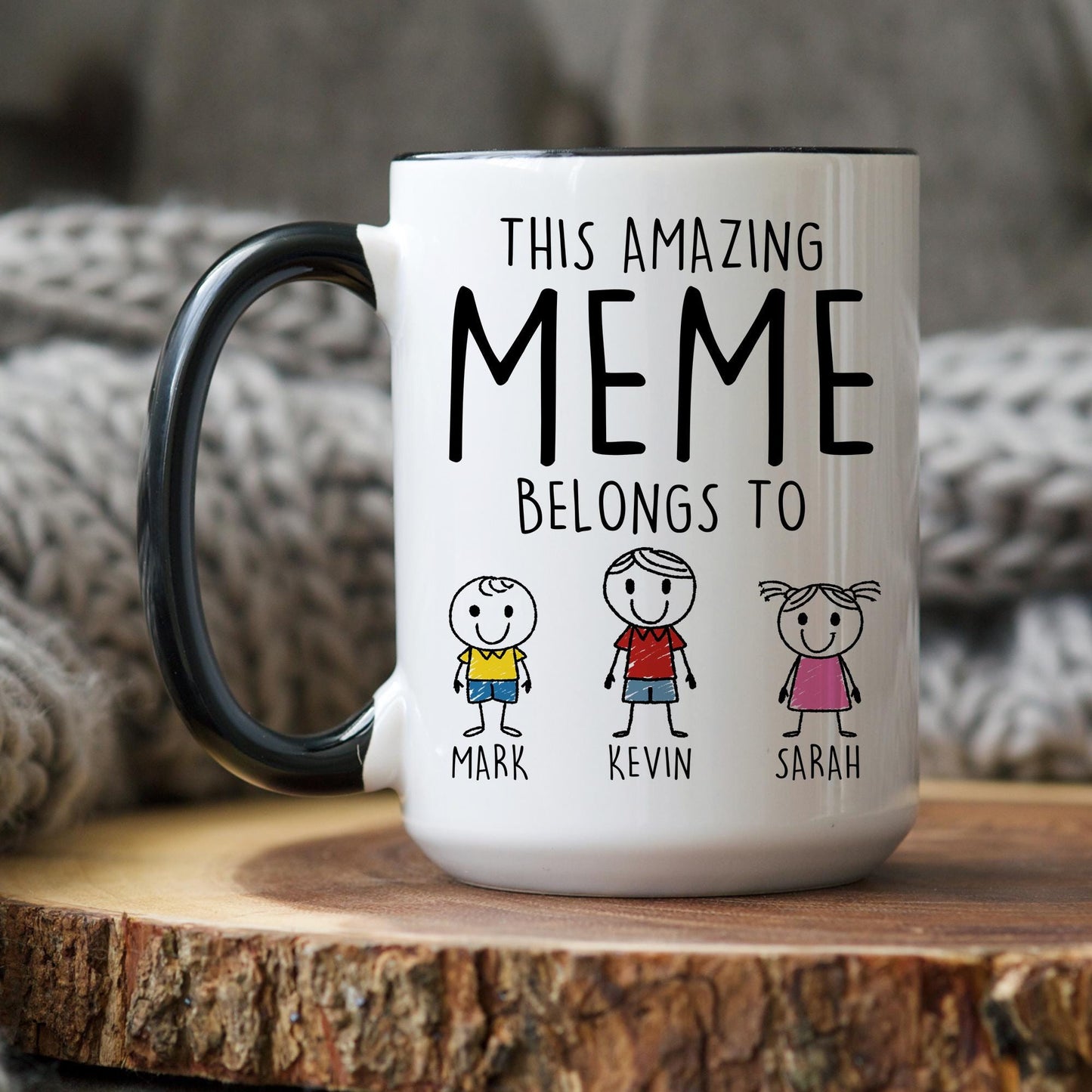 Meme Mug, Personalized Meme Gift, Meme Birthday Christmas Gift, Meme Mother's Day Gift, Grandma Meme Gift, Gift from Granddaughter Grandkids
