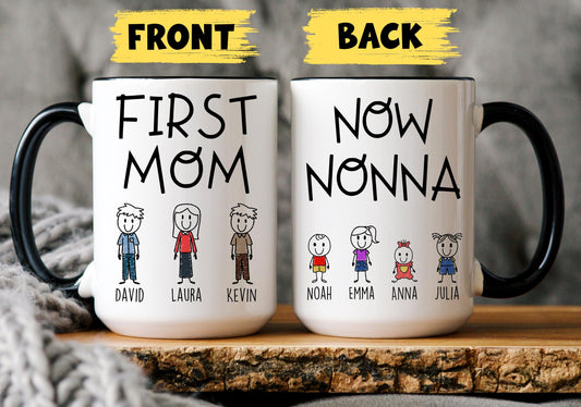 New Nonna Mug, Personalized Nonna Gift, Promoted to Nonna Gift, Best Nonna Gift, Nonna Reveal, Nonna Mother's Day Christmas Granddaughter