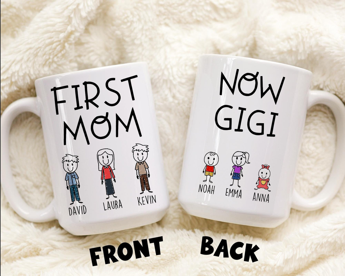 New Gigi Mug, Personalized Gigi Gift, Promoted to Gigi Gift, Best Gigi Gift, Gigi Reveal, Gigi Mother's Day Christmas Grandma Granddaughter