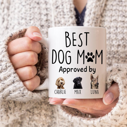 Dog Mom Gift, Personalized Dog Mom Mug, Custom Dog Photo Gift, Dog Mama Christmas Present, Dog Mother's day Gift, Dog Owner, Dog Lover Gift