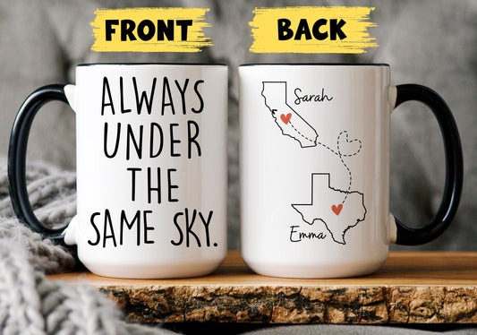 Custom Best Friend Mug, Bestie Miss You Gift, Long Distance Gift, Bestie Birthday Present, Bestie Going away Gift, Friendship Present
