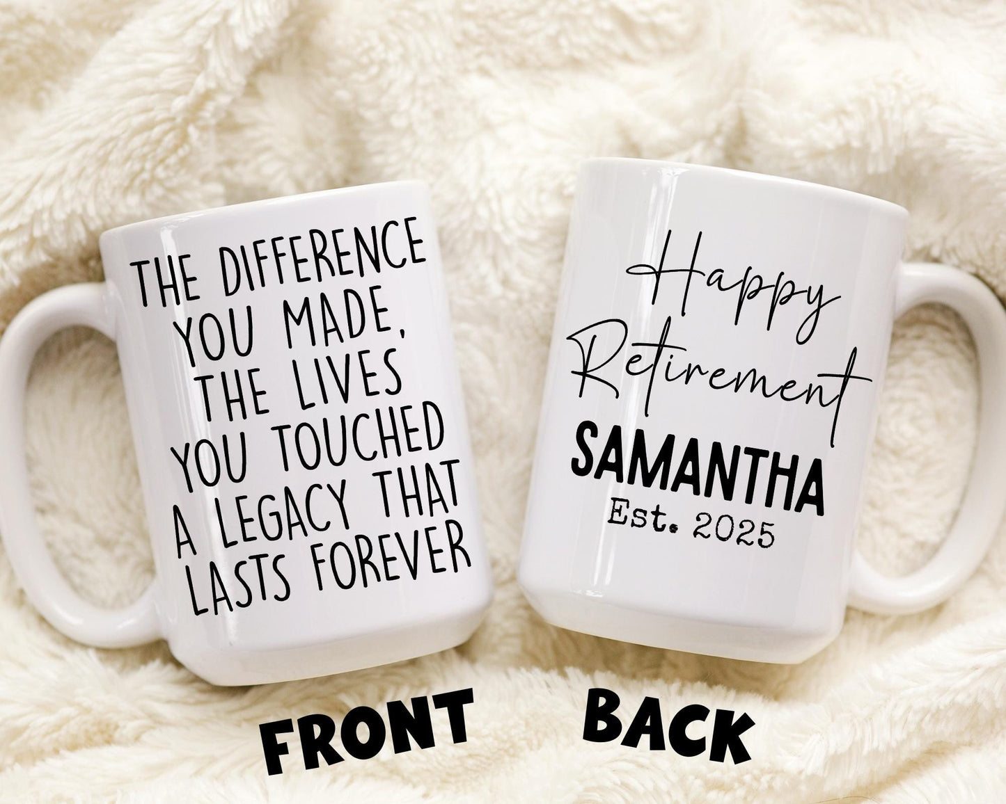 Retirement Mug for Men Women, Personalized Retired Gift, Gift for Boss Coworker Friend, Officially Retired Present, Funny Retired Mug