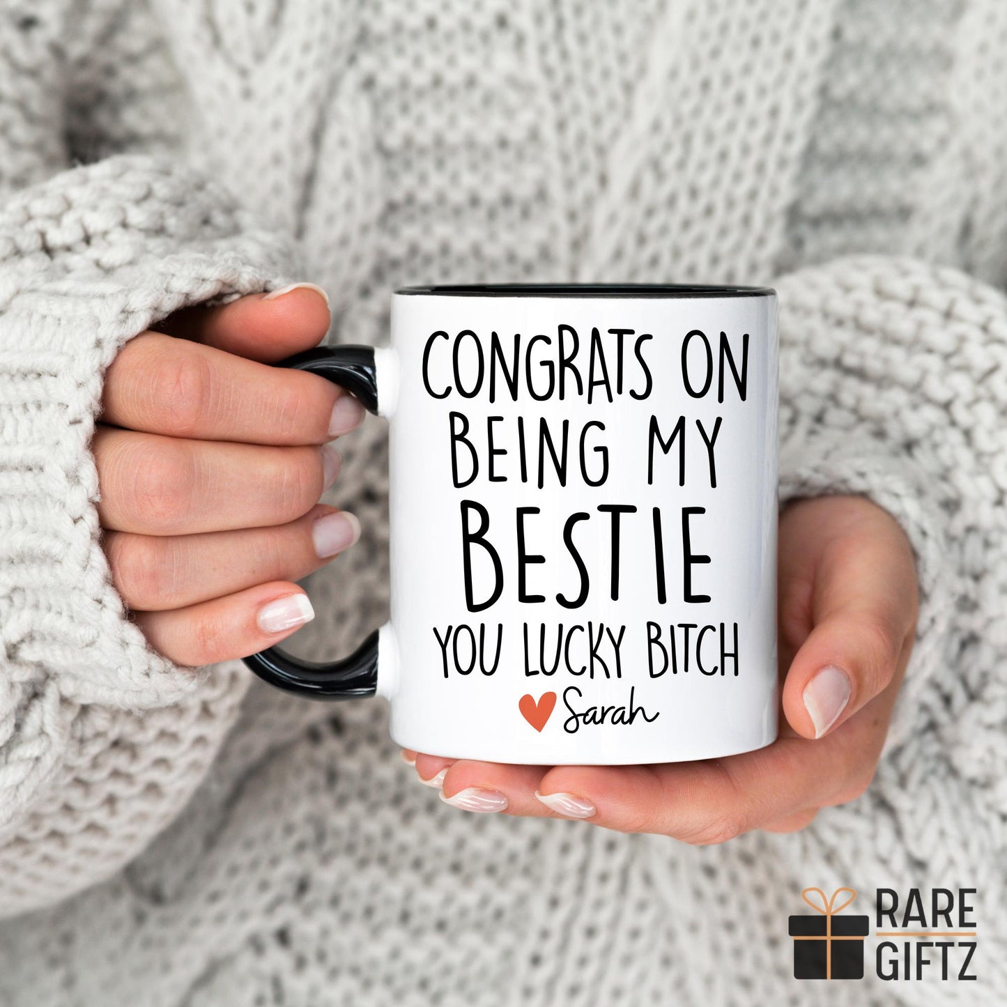 Personalized Best Friend Coffee Mug, Friendship Gift, Bestie Gift, Women Friends, Bestie Birthday Gift, Sister Present, Friendship Present