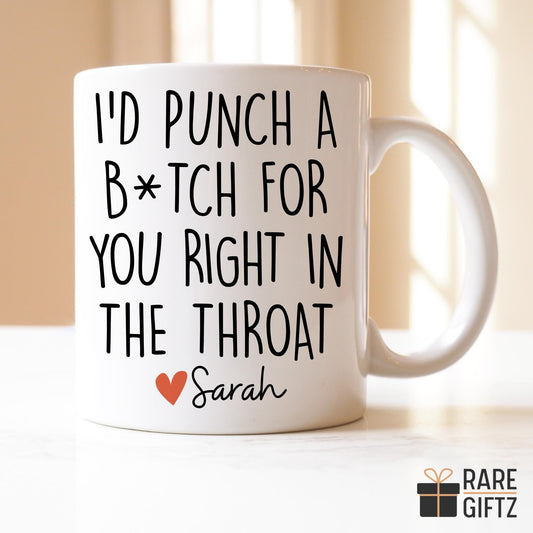 Custom Best Friend Gift, Friendship Coffee Mug, Personalized Friendship Mug, Funny Bestie Gift, Work Friends Present, BFF Birthday Gift