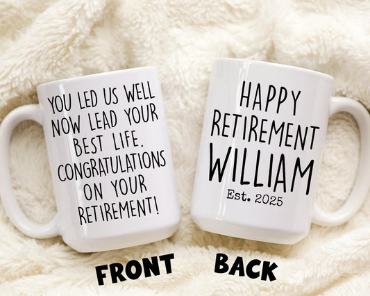 Personalized Director MD Retirement Gift, Retired Gift for Boss Manager, Retirement Gift for Principal, Retiring Manager Present