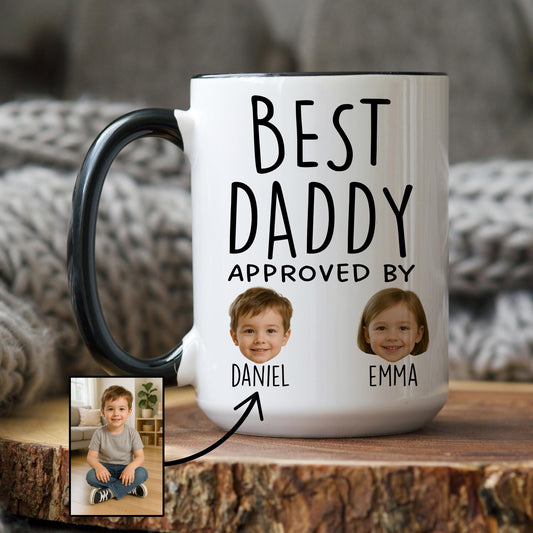 Custom Daddy Gift, Daddy Mug, Personalized 1st Time Daddy, Best Daddy Gift, Custom Dad Gift, Christmas Daddy Present Photo, Daddy Birthday