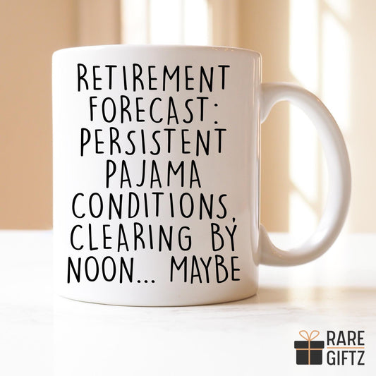 Retirement Mug, Personalized Happy Retirement, Retired Gift for Women, Coworker Boss, Woman Teacher Leaving Present, Retiring Coffee Mug