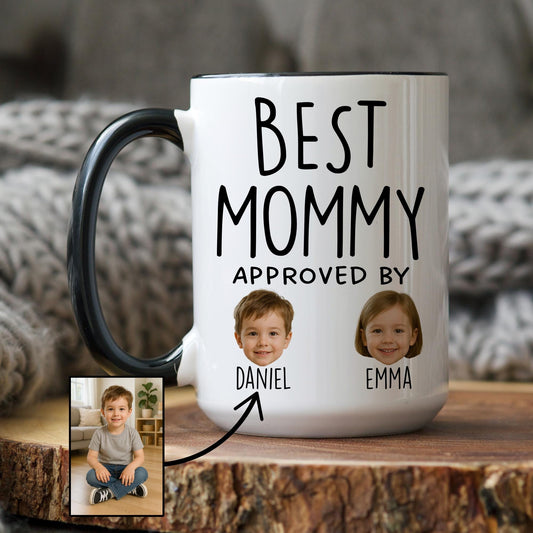 Custom Mommy mug, Personalized Mommy Gift With Picture, Photo Mug For Mom, Mommy Mug, Custom Mom Photo Present, New Mommy Baby Photo Cup