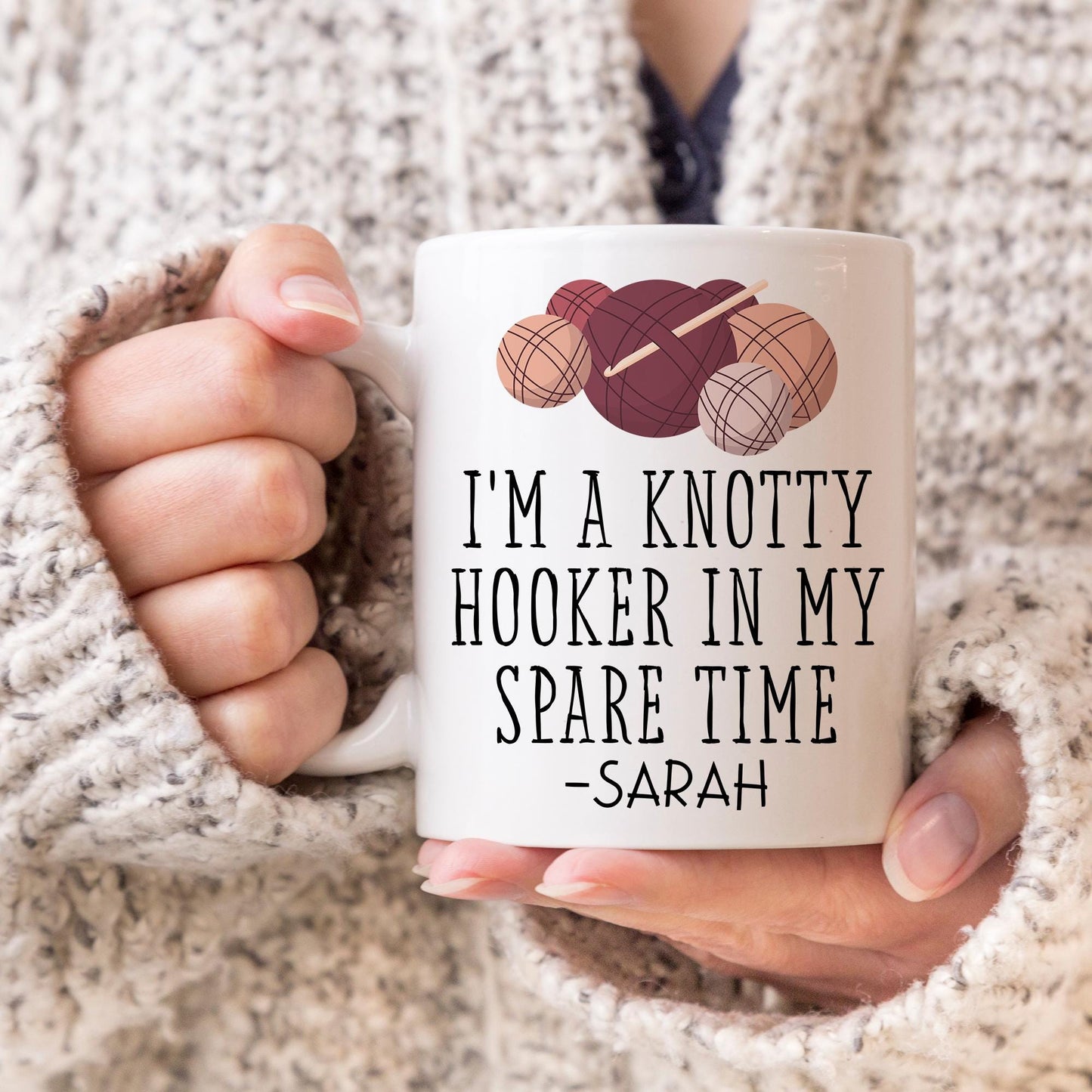 Personalized Crochet mug, Funny Crochet Gift, Gift for crochet lovers, funny crocheter mug, Gift Crochet Lover, Crochet Christmas Present