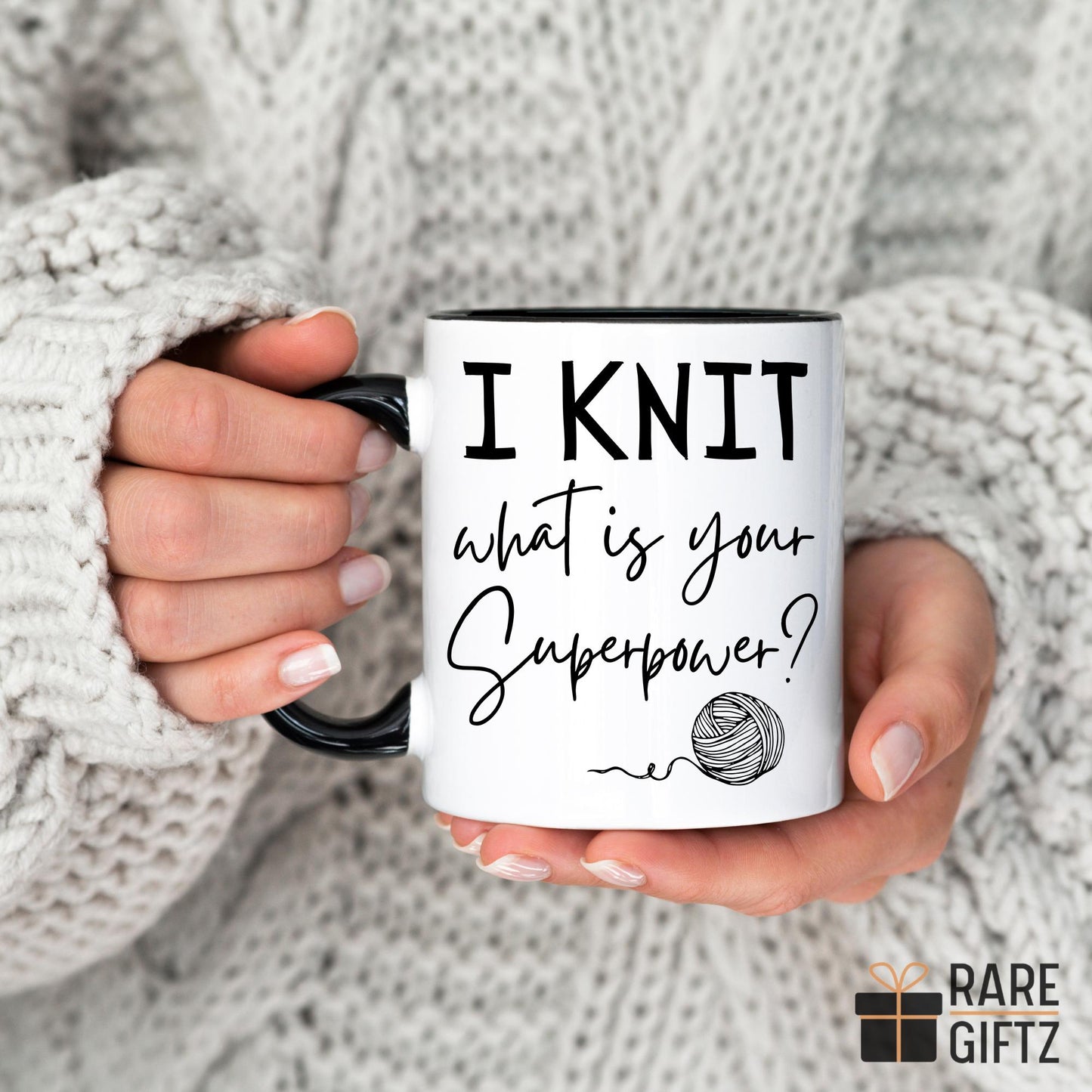 Knitting Mug Personalized, Funny Knit Gift, Knitter Birthday Mug, Knitting Lover Gift, Custom Knitting Mom Cup, Knit Christmas Present