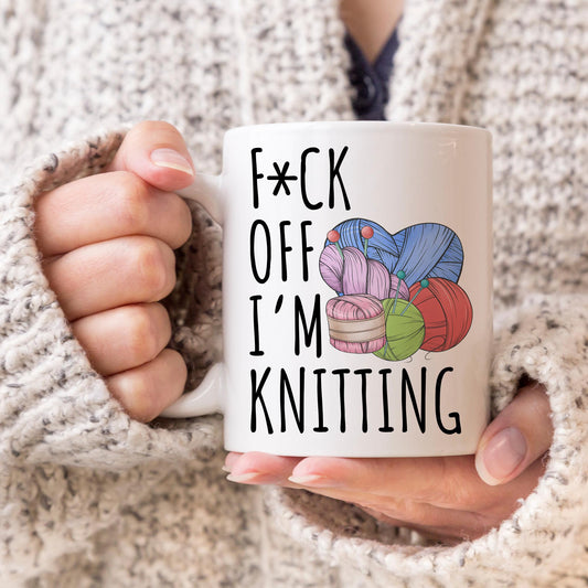 Funny Knitter Mug, Crochet Mug, Knitting Gift, Gift for Crochet, Sarcastic Yarn Lover Gift, Love Knitting, Crochet Mug, Knitter Present