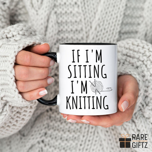 Knitting Lover Mug, Knitter Gift, Funny Knitting Gift, Knitter Grandma, Knit Lover Cup, Knit Gift, Gift for Knitter, Crochet Present Gift