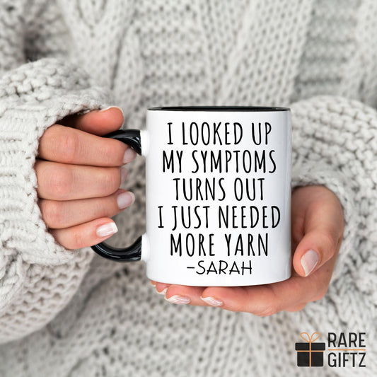 Personalized knitting Mug, Custom Crochet Lover Mug, Gift For Knitters, Crocheter Mug, Knitting Lover Cup, Knit Mom Grandma Crocheting