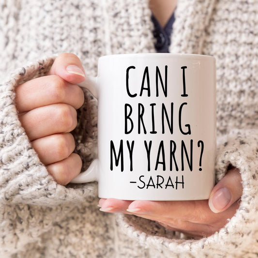Personalized Crochet Yarn Gift, Funny Crochet Coffee Mug, Crochet Gift for Her, Crochet Lover Cup, Gift for Crochet Lover, Crochet Mug