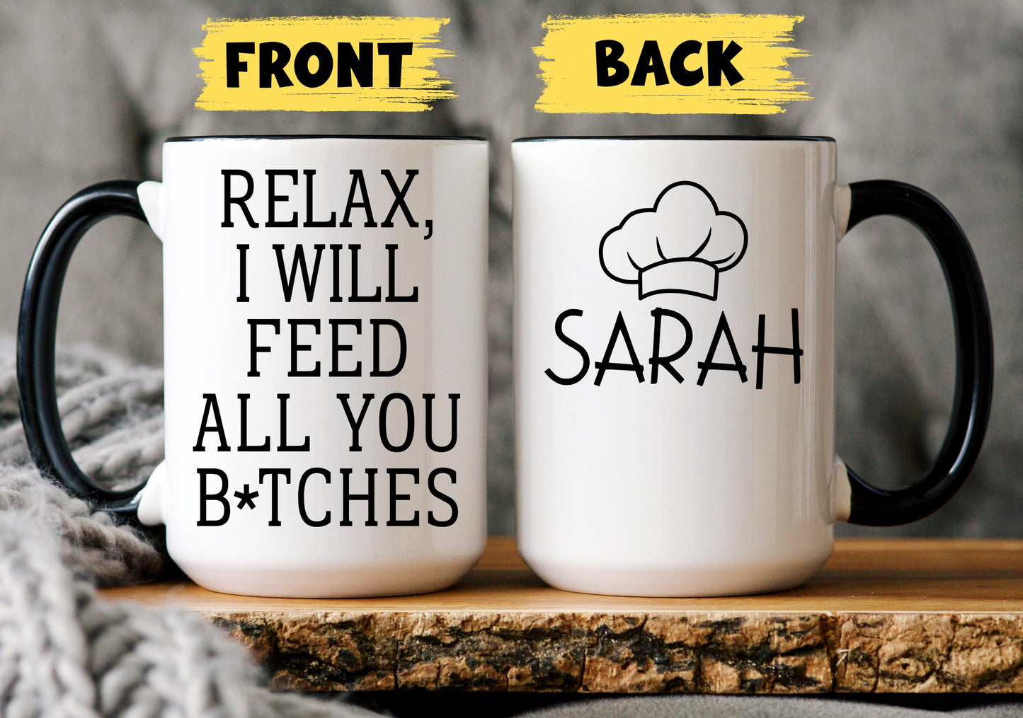 Personalized Chef Mug, Funny Chef Gift, Chef Coffee Mug, Chef Appreciation, Chef Birthday Present, Chef Thank you Gift, Best Chef Present