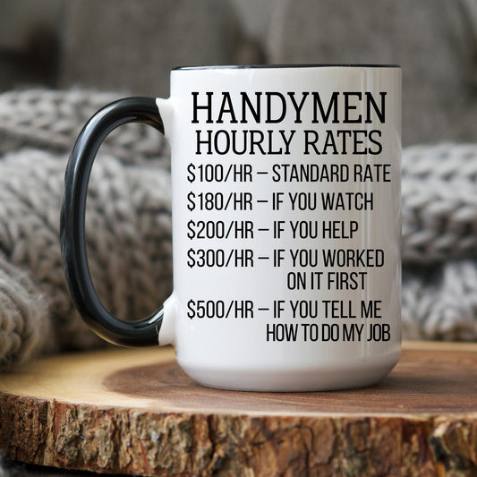 Handyman Coffee Mug, Handyman Gift, Repairman Coffee Mug, Handyman Dad Present, Funny Handy Man Coffee Cup, Handyman Birthday Present