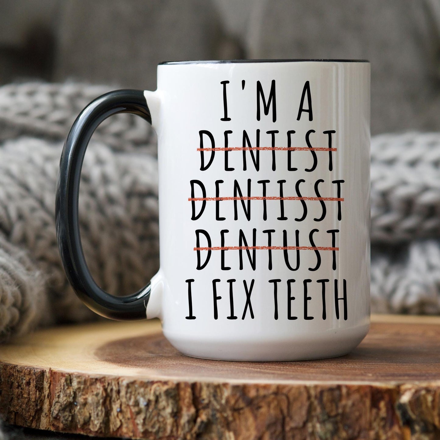 Personalized Dentist Mug, Funny Dentist Gift, Teeth Doctor Present, Custom Dentist To be, Dentist Appreciation Birthday, Dental Student Gift