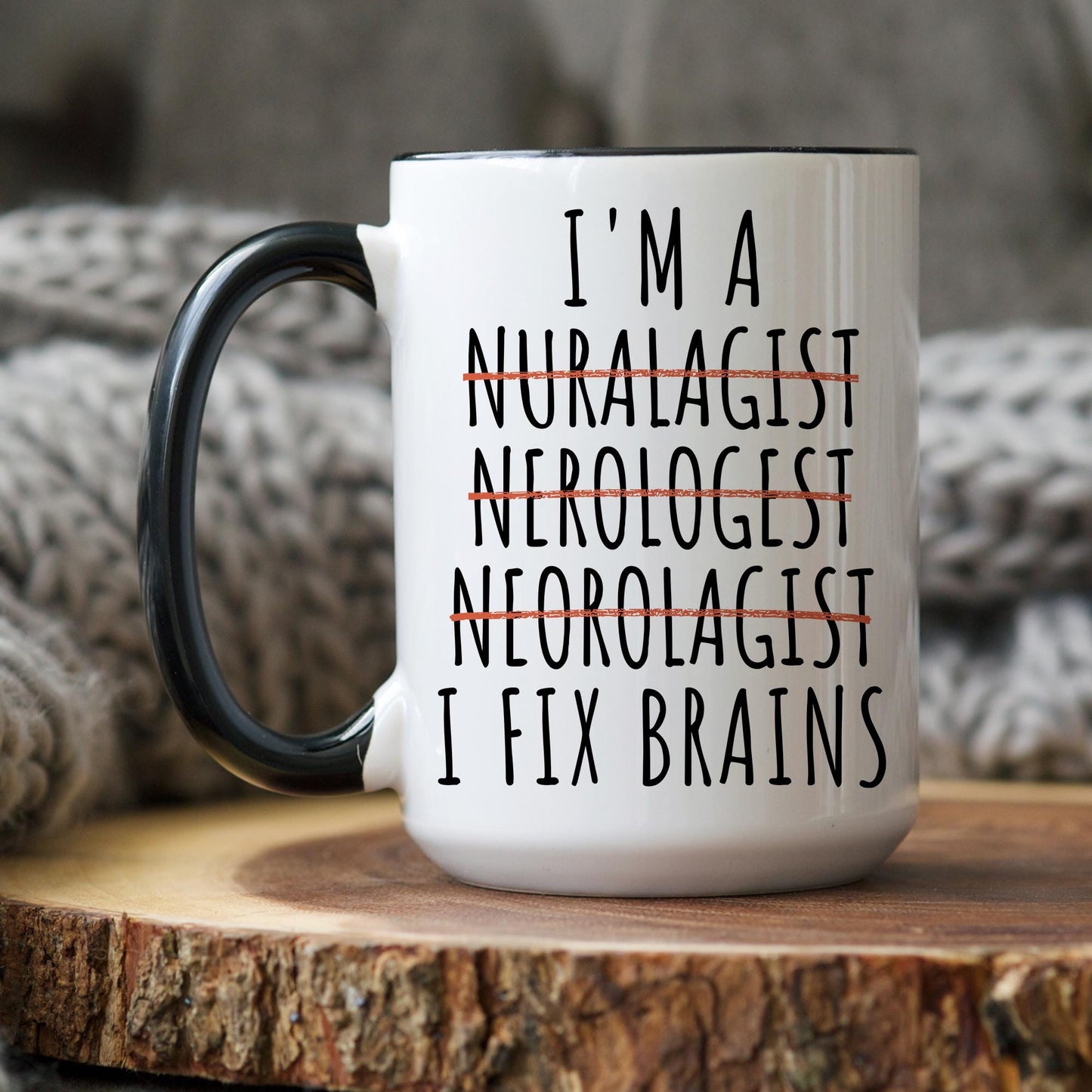 Personalized Neurologist Mug, Funny Neurologist Gift, Neurology Mug, Gift for Neurologist, Future Neurologist Present, Neurologist Christmas