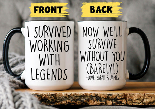 Personalized Retreatment Mug, Coworker Retirement Mug, Retired Coworker Gift, Mug For Retirement, Colleague Leaving Gift, Leaving Job Gift
