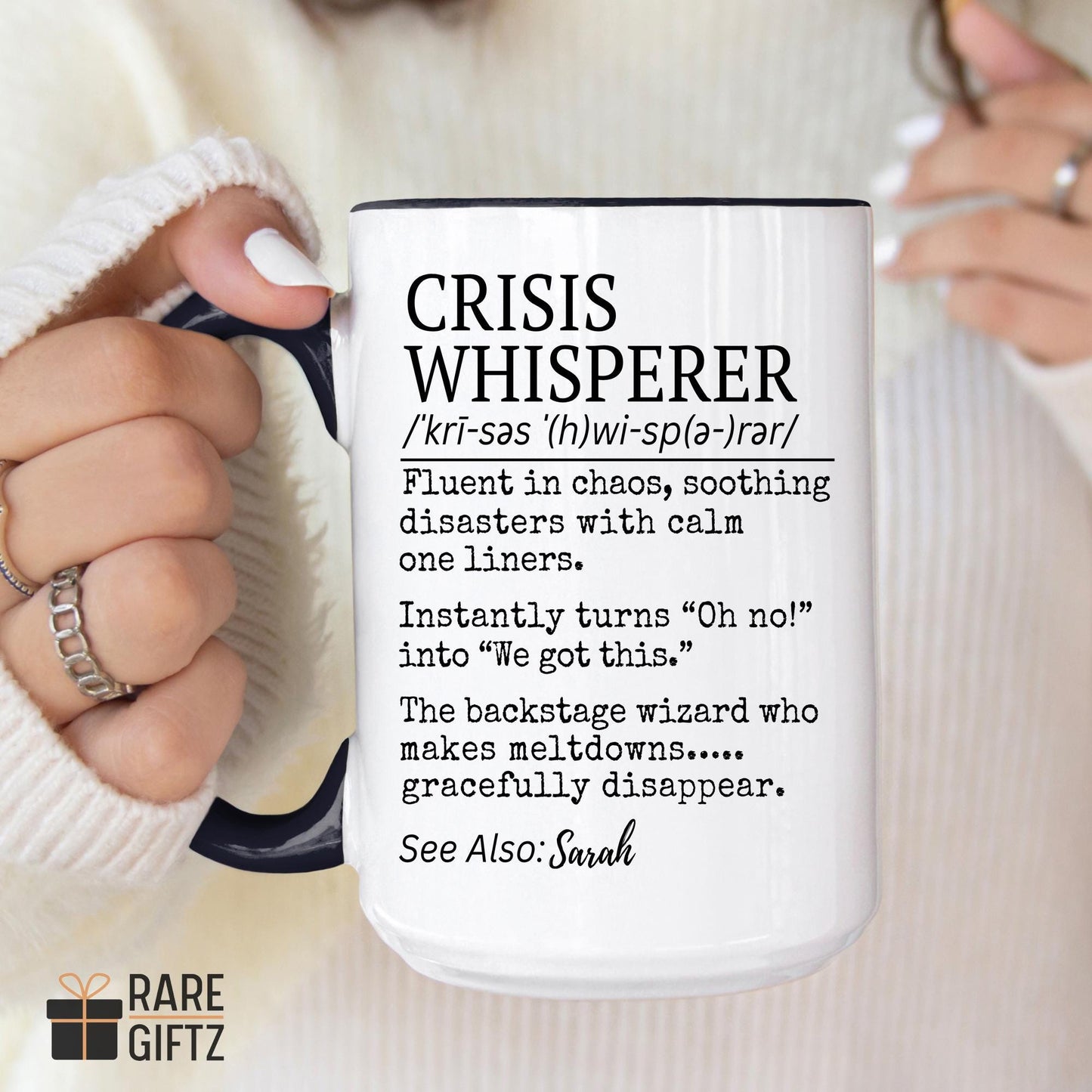 Personalized Managers Mug, Funny Supervisors Gift, Team Leads Appreciation Gift, HR Office Present,  Coworkers Secret Santa Christmas Party