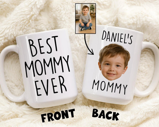 Personalized Mommy mug, Mommy Gift With Picture, Photo Mug For Mom, Mommy Mug, Custom Mom Photo Present, Mommy Baby Photo Cup