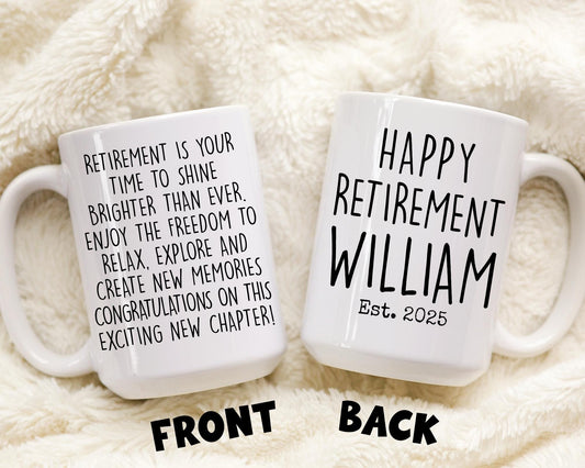 Personalized Boss Manager Retirement Gift, Retired Gift for Team Lead, Retirement Gift for Women, Retired Gift From Coworker Retired Present