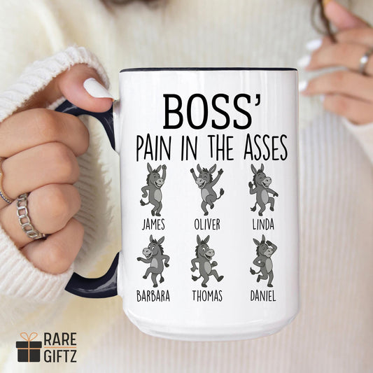 Custom Boss mug, Funny Boss Gift, Boss Secret Santa Gift, Boss Christmas Present, Boss Gift from coworker, Boss leaving gift from employees