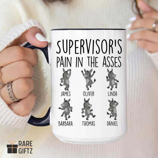 Personalized Supervisor Mug, Funny Supervisor Present, Supervisor Cup, Supervisor Coworker Gift, Supervisor Leaving, Secret Santa Coworker