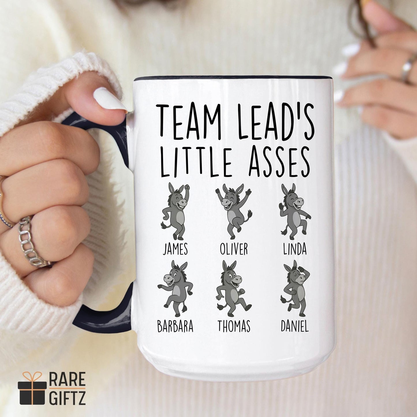 Personalized Team Lead mug, Funny Team leader Gift, Teammate Office, Secret Santa gift for Team lead, Christmas Office Present, Leaving