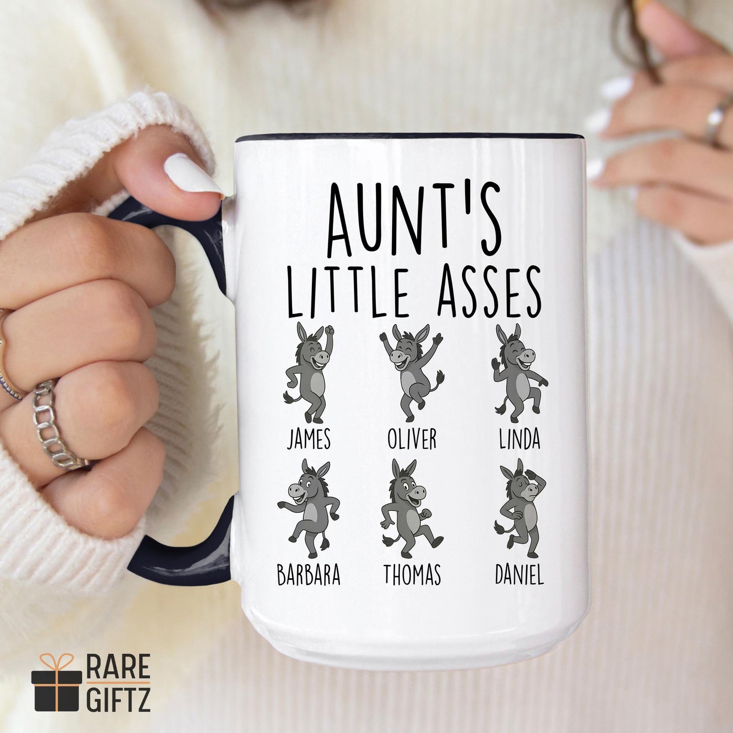 Personalized Aunt Gift, Auntie Mug, Aunt Gift from Niece, Aunt Birthday Gift, Custom Auntie Christmas, Aunt Mother's Day Present, Funny Aunt