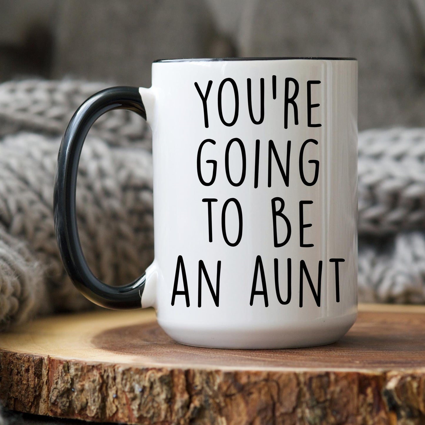 Personalized Aunt Mug, New Aunt Gift, First Time Aunt Pregnancy Reveal, Aunt to Be Mug, Custom Aunt Announcement, Bestie Baby Reveal Present