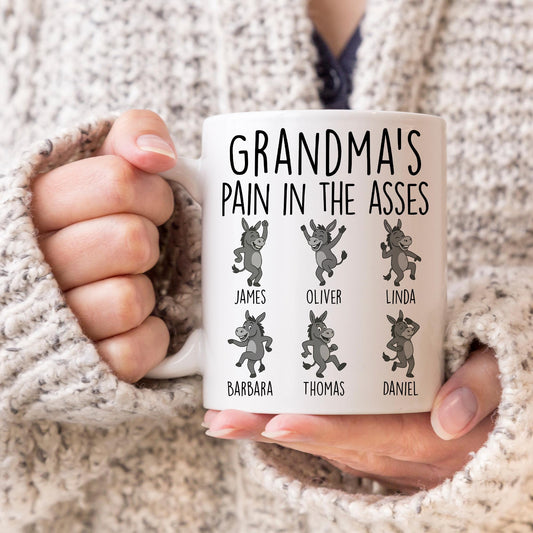 Personalized Grandma Mug, Funny Memaw Gift, Grandma Gift from Grandkids, Grandma Birthday Present, Grammy Christmas Grandkids Present