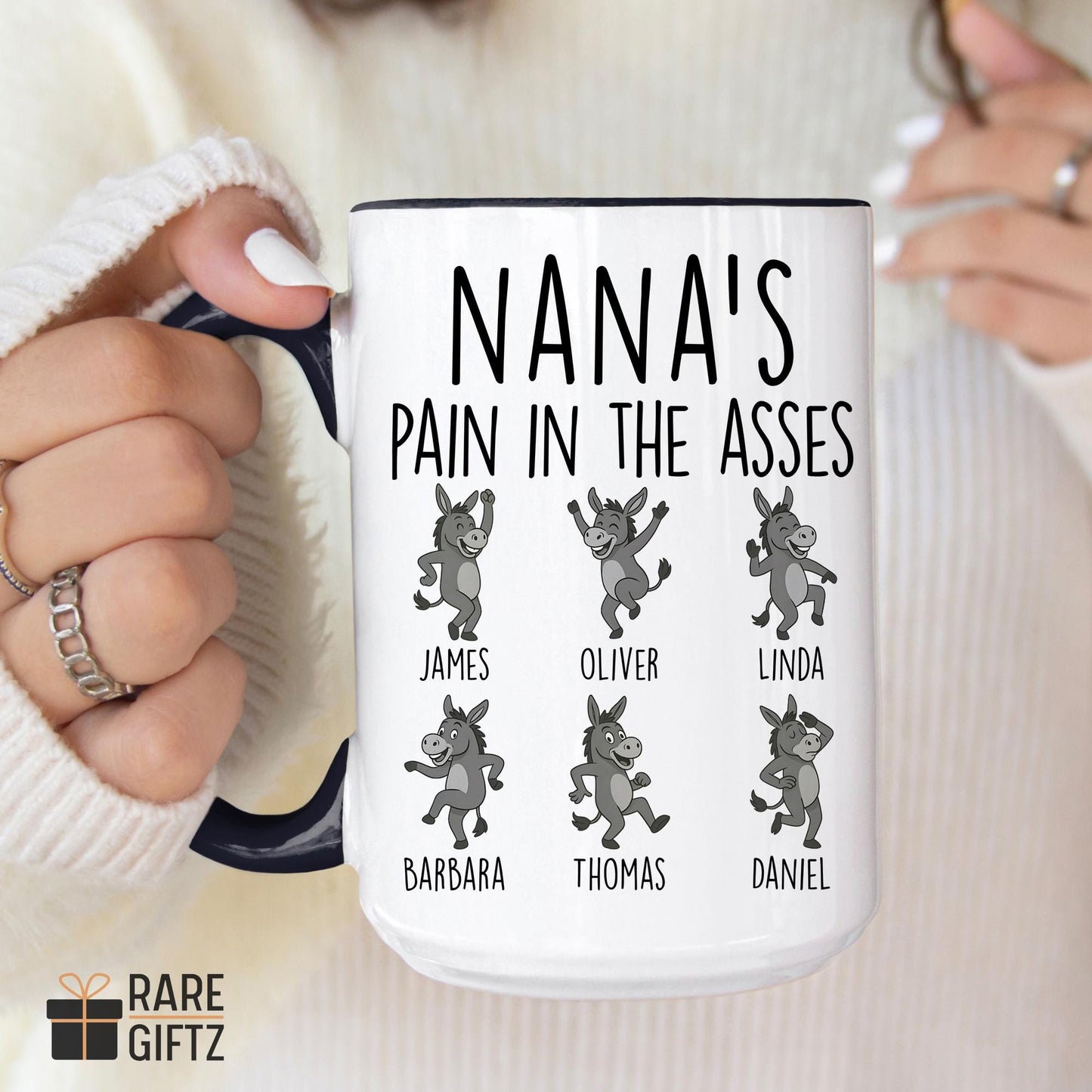 Personalized Grandma Mug, Funny Memaw Gift, Grandma Gift from Grandkids, Grandma Birthday Present, Grammy Christmas Grandkids Present