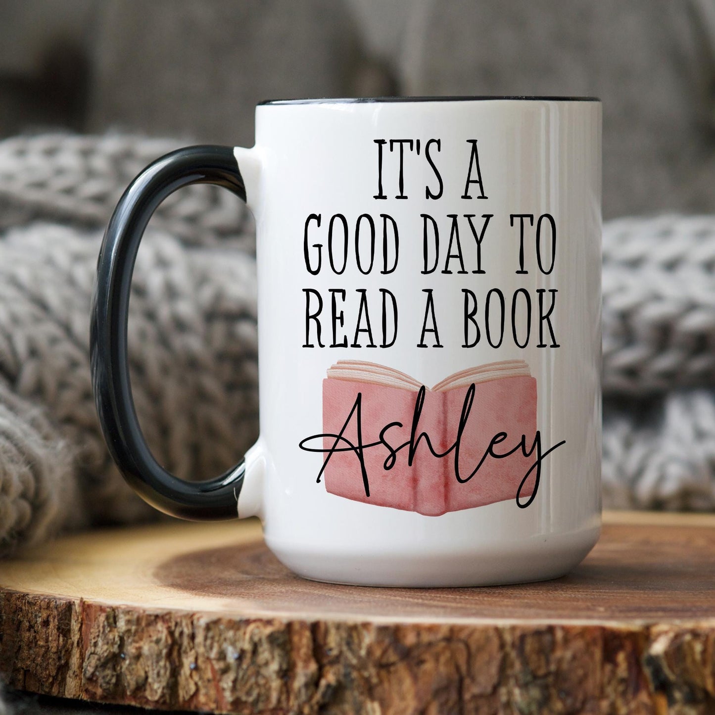 Personalized Book Mug, Book Mug, Bookish Mug, Book Lover Mug, Teacher Reading Gift, Funny Reading Present, Bookworm Birthday Present