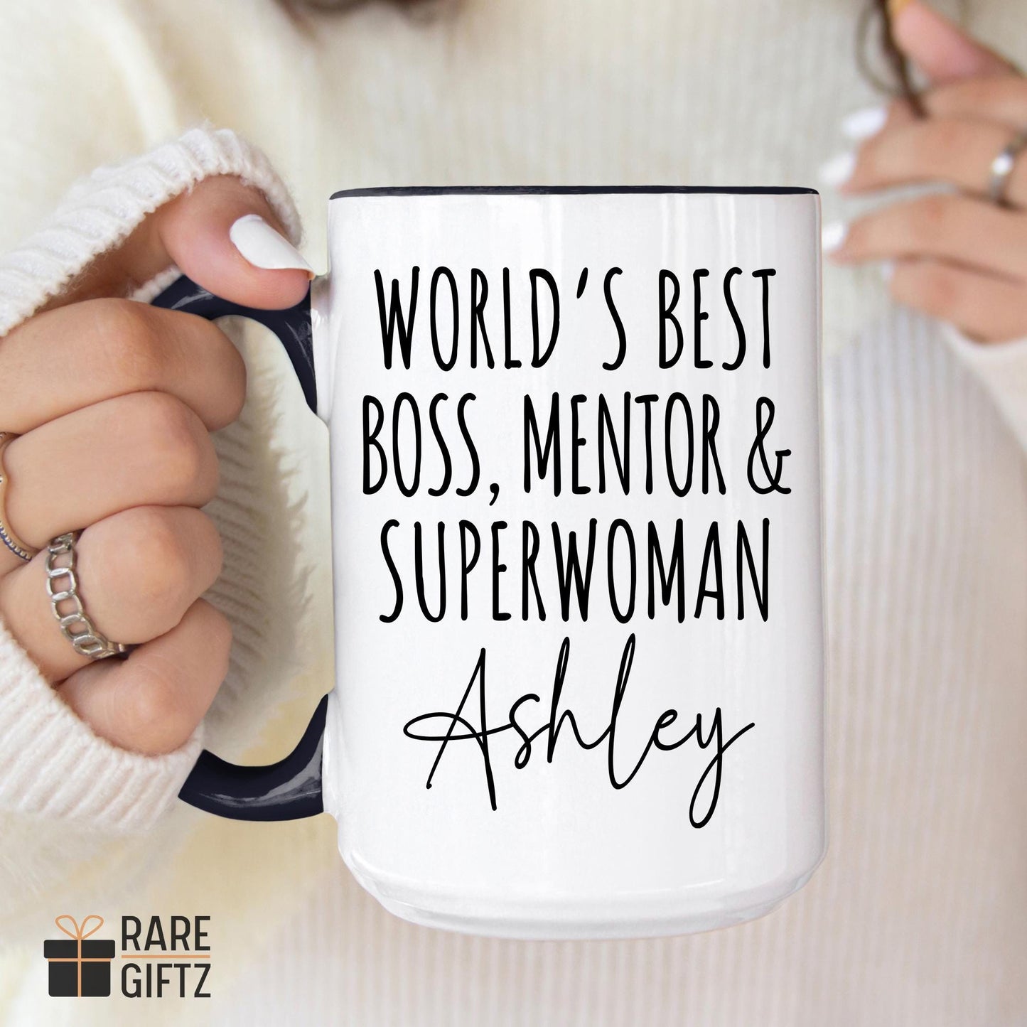 Personalized Boss Mentor Mug, Custom Boss Mug, Boss Lady Coffee Mug, Boss Birthday Present, Boss Gift from Coworker, Boss Leaving Women Gift