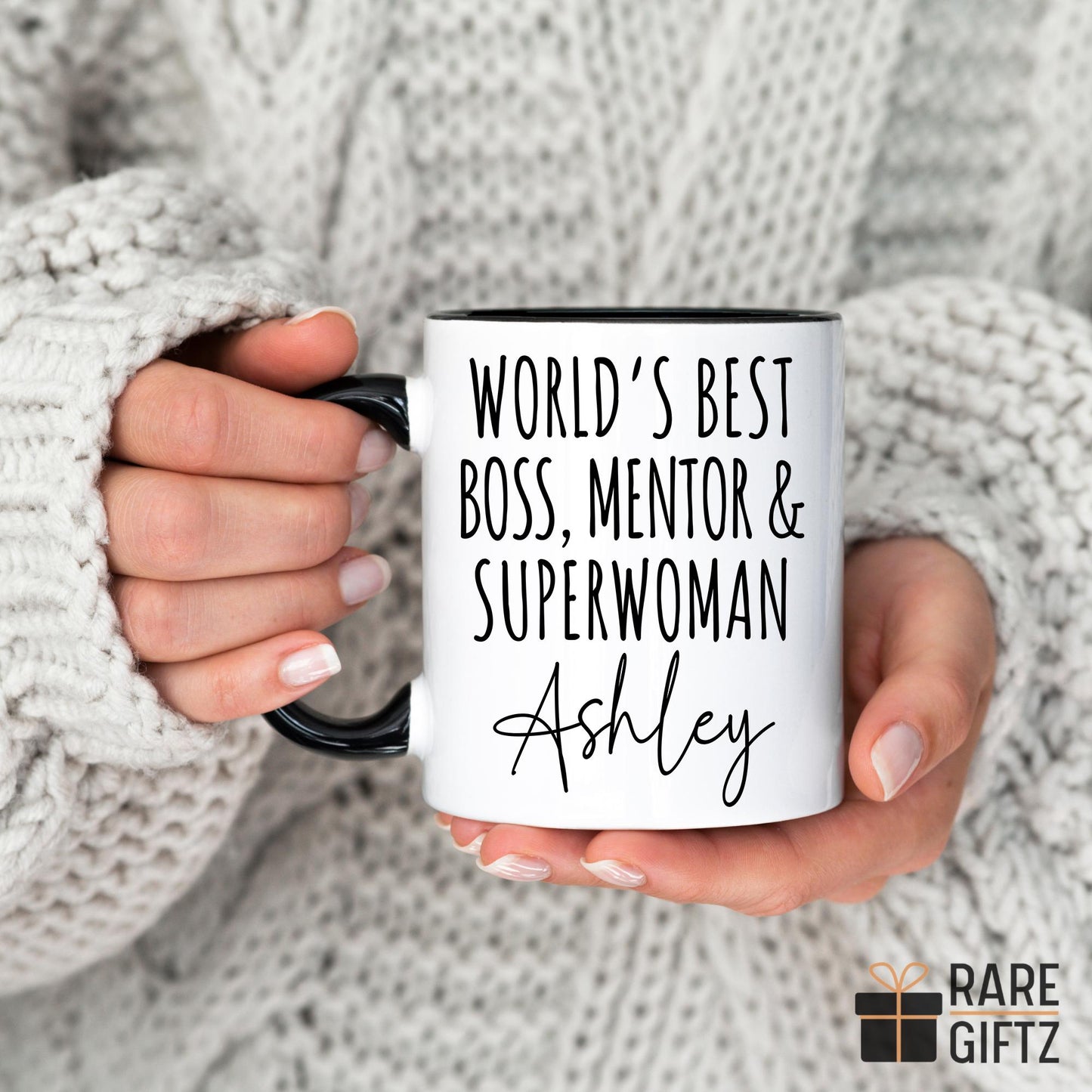 Personalized Boss Mentor Mug, Custom Boss Mug, Boss Lady Coffee Mug, Boss Birthday Present, Boss Gift from Coworker, Boss Leaving Women Gift