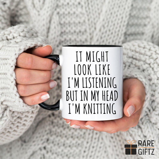 Knitter Present, Knitting Lover, Gift for Knitter, Knitting Coffee Mug, Knitting Gift for Her, Funny Knitting Mug, Knitting Lover Knit Gift
