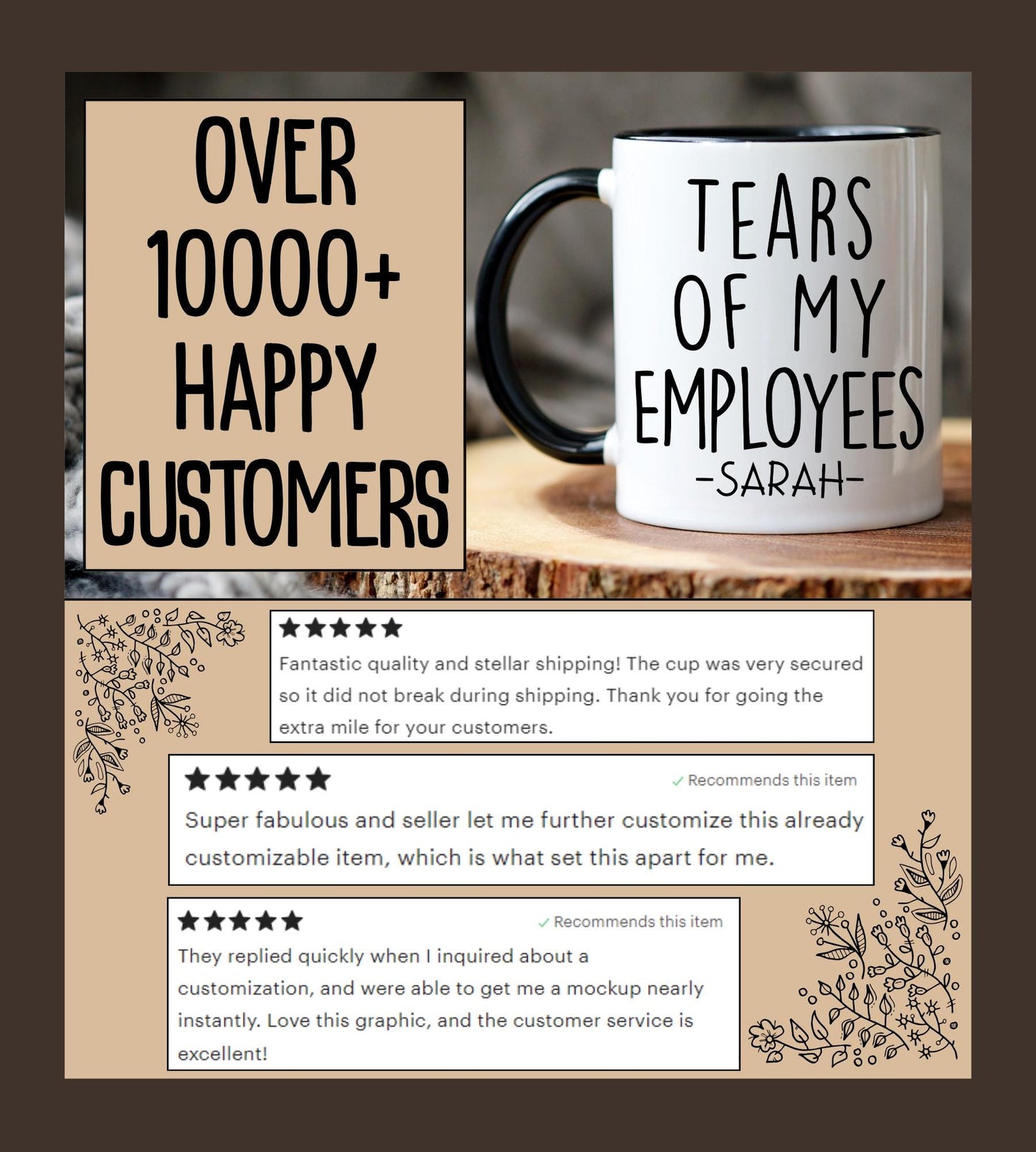 Personalized Boss Mug, Boss Mug, Funny Boss Gift, Funny Office Boss Present, boss gift ideas, employer mug, gift from staff, boss birthday