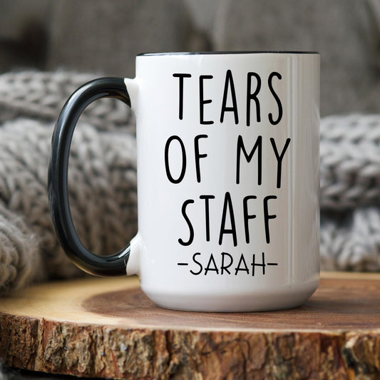 Custom Boss Gift, Boss Mug from Staff, Funny Manager Gift from Teammates, New Boss Present, Christmas Boss Gift, Boss Gift Ideas, Best Boss