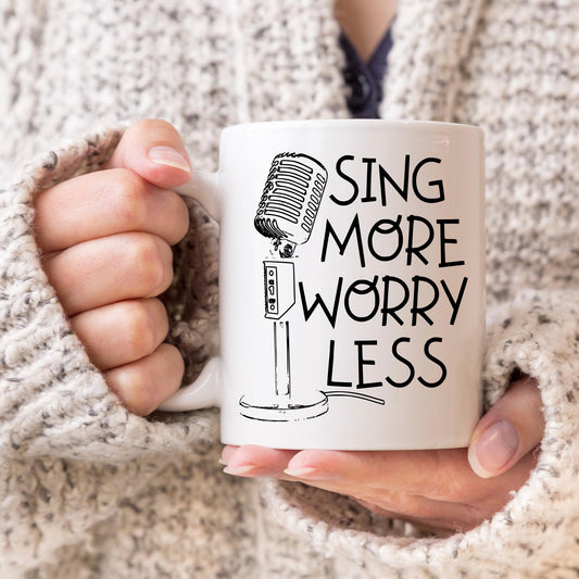 Singer Mug, Singer Gift, Present for Voice Coach, Singing Teacher Gift, Singing Mug, Karaoke Singer gift, Choir Singer Birthday Christmas
