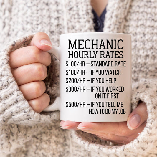 Mechanic Mug, Funny Mechanic Gift, Mechanic Birthday Present, Mechanic Christmas Gift,  Gift For Mechanic, Funny Car Lover Gift