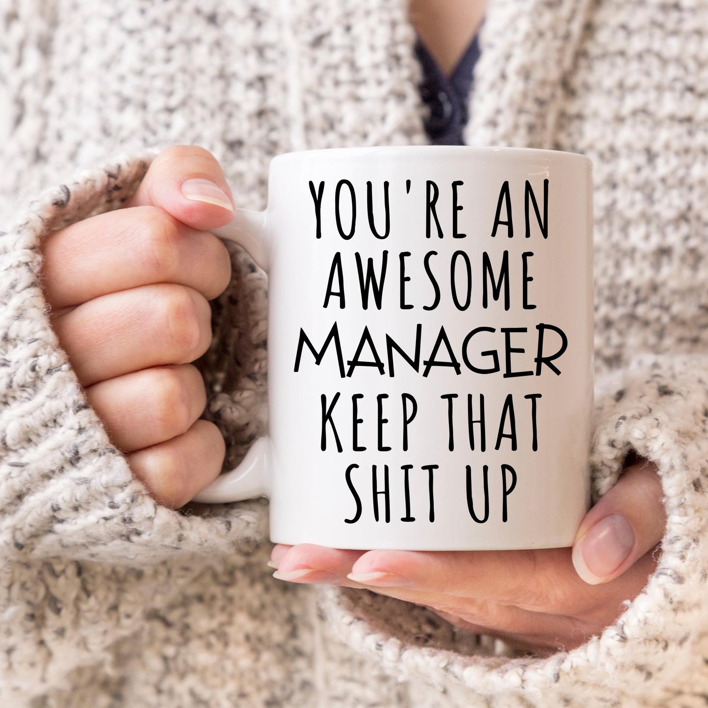 Personalized Manager Gift, Custom Manager Mug, Funny Manager Present, Manager Appreciation Gift, Manager Thank you, Manager Birthday Gift